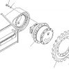 Редуктор хода c мотором Komatsu PC130-7_2